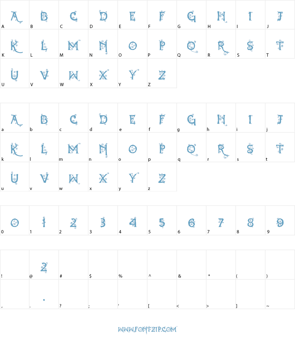 Dearest Dorothy Font Character